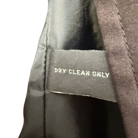 Anne Klein Black Coat Size 14 Womens Vintage Trench Light Jacket - Picture 13 of 13